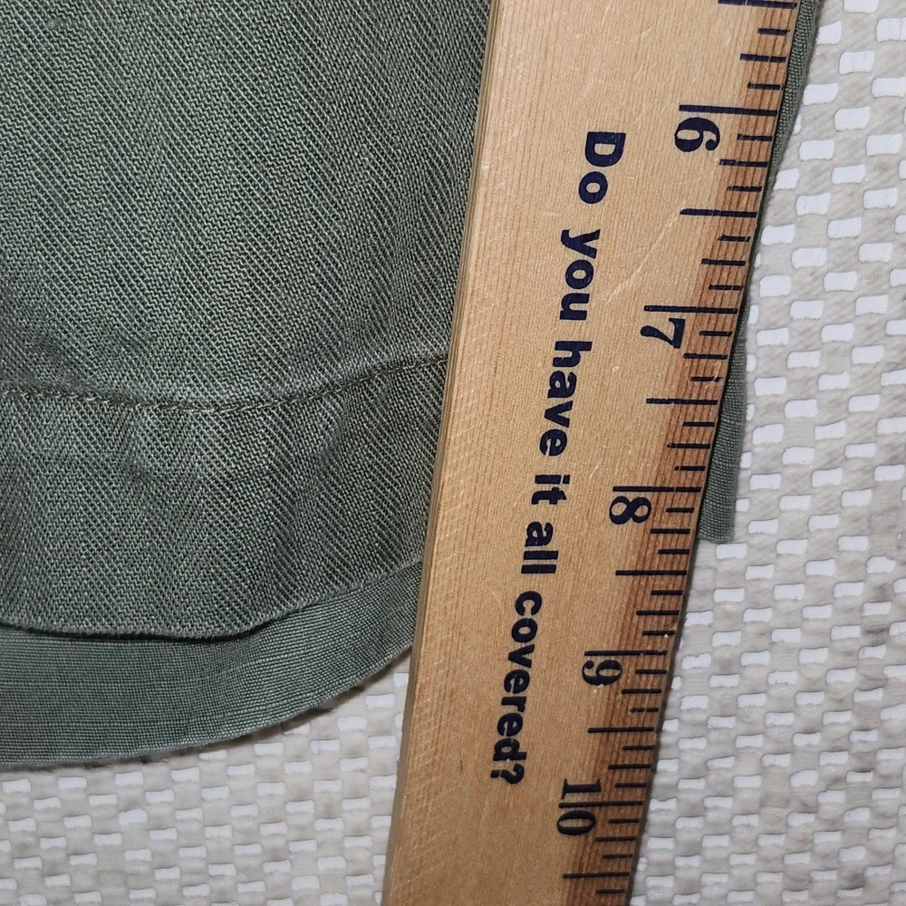 Polo Ralph Lauren Mens 38 Relaxed Fit Patchwork Cargo Shorts Olive Green Cotton